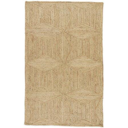 JAIPUR RUGS Naturals Tobago Braided Abel Design Rectangle Rug, Beige - 8 x 10 RUG137494